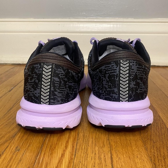 Brooks Launch 6 Womens Running Shoes Size 7.5 Black Purple Road Athletic - Picture 4 of 11
